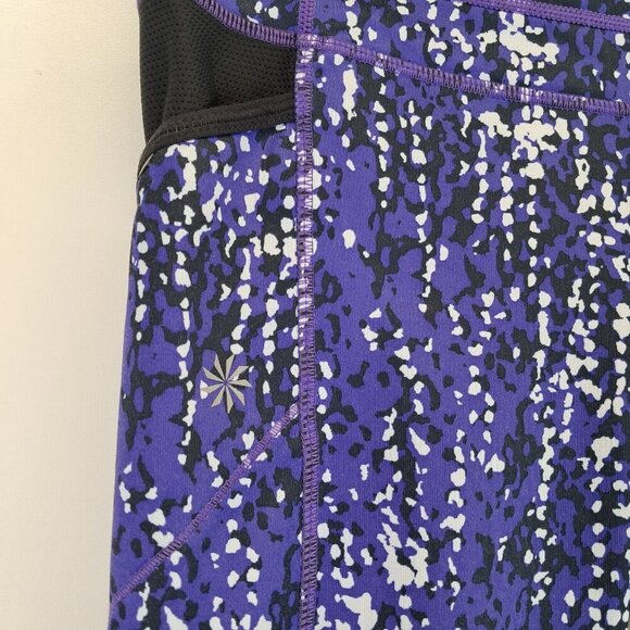 Athleta Be Free Knickers Crop Tights Multicolor Leggings Size XS - Picture 4 of 11